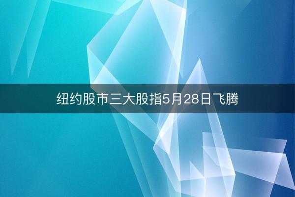纽约股市三大股指5月28日飞腾